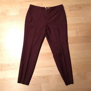 Ted Baker Burgundy Suit Pants